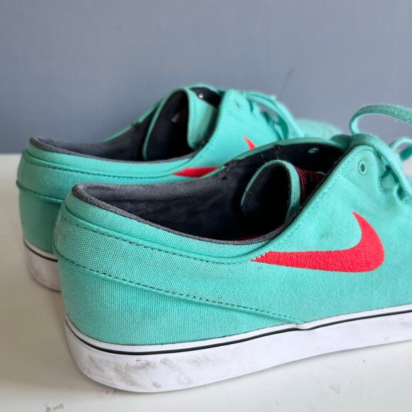 Nike SB Zoom Stefan Janoski Sneaker Aqua Blue Size 13 Nike lace up EXCELLENT - Picture 7 of 12